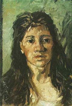 Vincent Van Gogh : Head of a Woman with her Hair Loose II